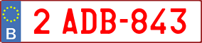 Truck License Plate